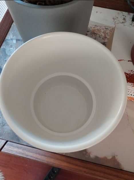 *** doniczka osłonka ceramiczna IKEA Muscot wys.14 cm ***