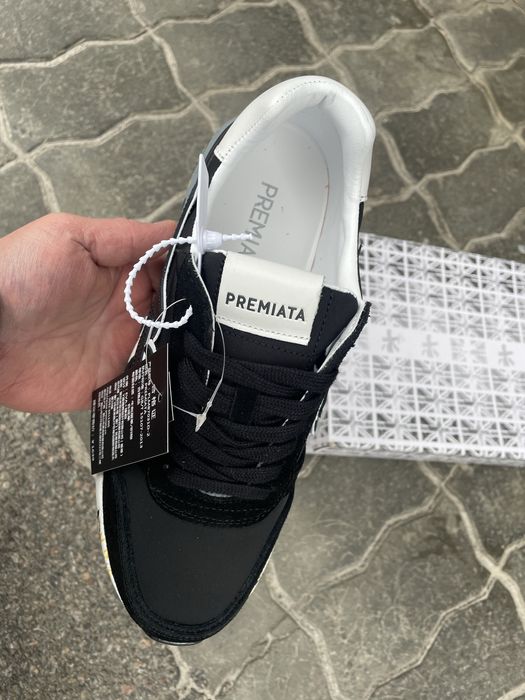 Чоловічі кросівки Premiata Mick 41-45 чорно-білі в наявності.