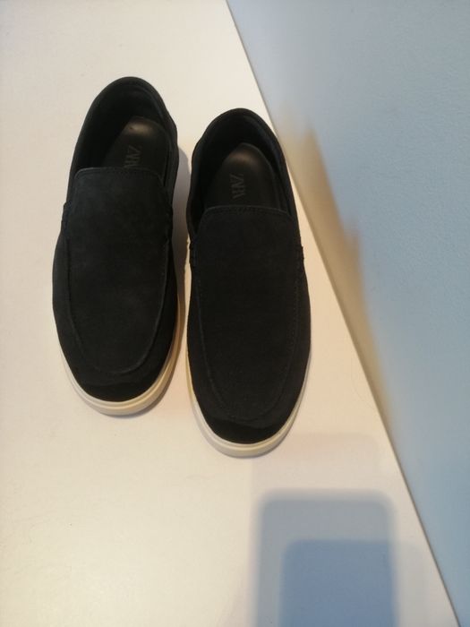 Mokasyny zamszowe Zara 42