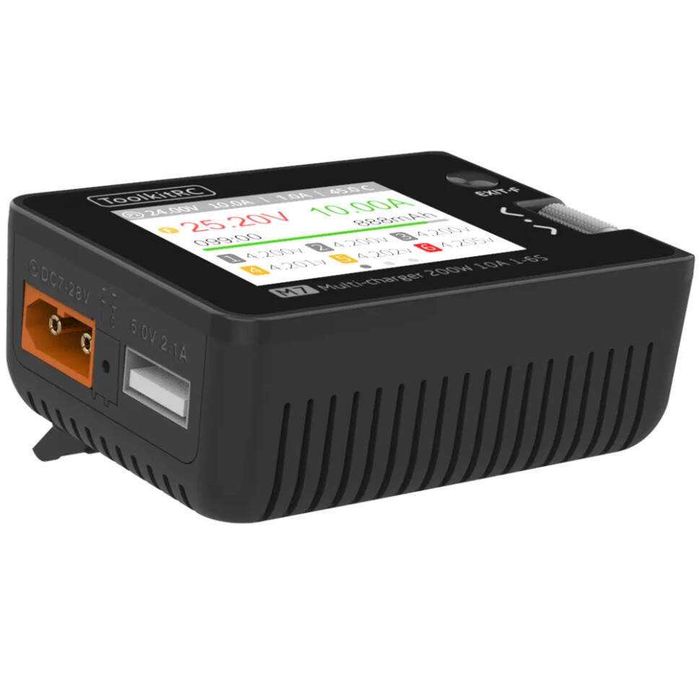 Зарядний пристрій ToolkitRC M7 (DC 200 Вт) - Наявність, Гарантія, Доставка