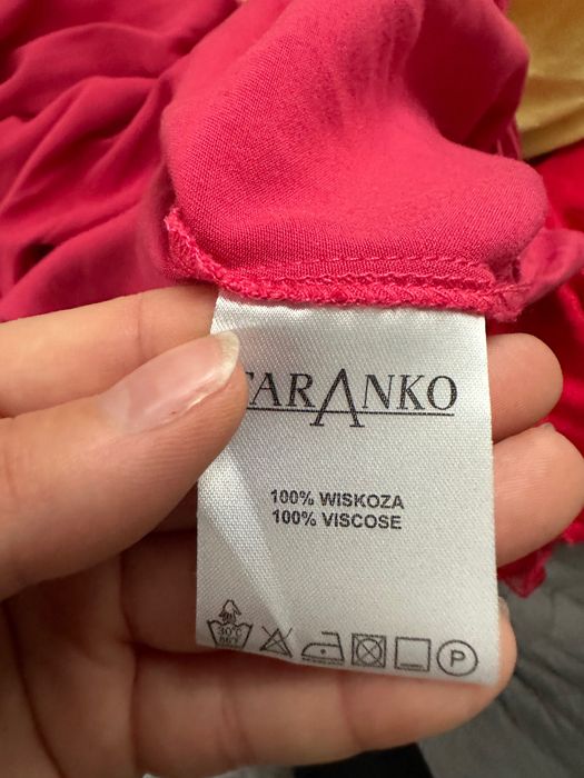 Taranko dluga sukienka w kolorze fuksji