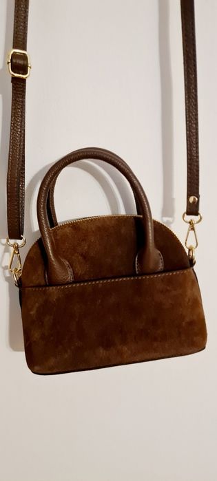 Piano Fashion torebka zamsz na ramię,do ręki