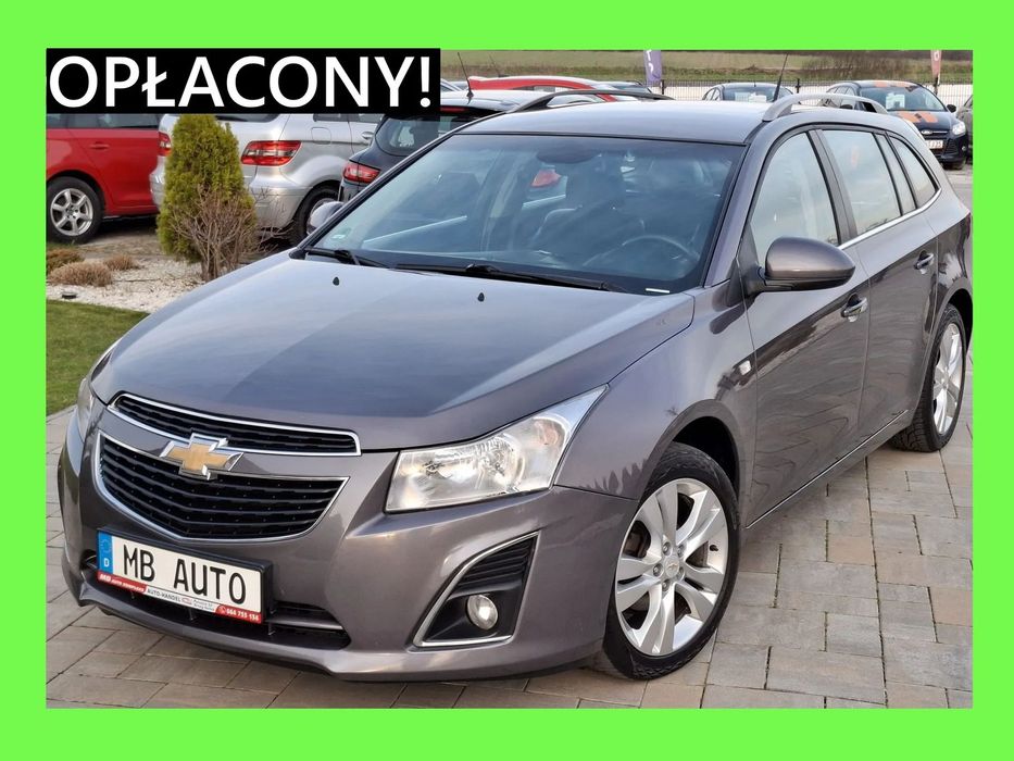 Chevrolet Cruze *KLIMATRONIC grzane fotele czujniki kamera SKÓRY NAVI tempomat alu17