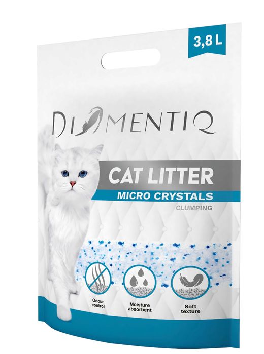8x żwirek silikonowy zbrylający micro crystal 3,8l