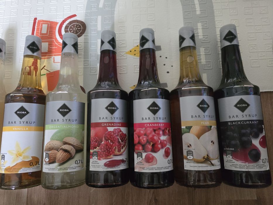 Zestaw syropów do drinków - RIOBA - 11SZT