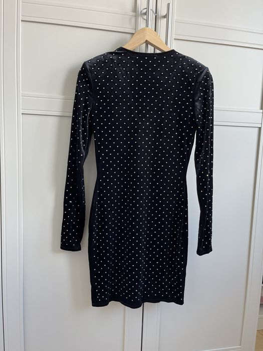 Czarna mini sukienka Mango nowa