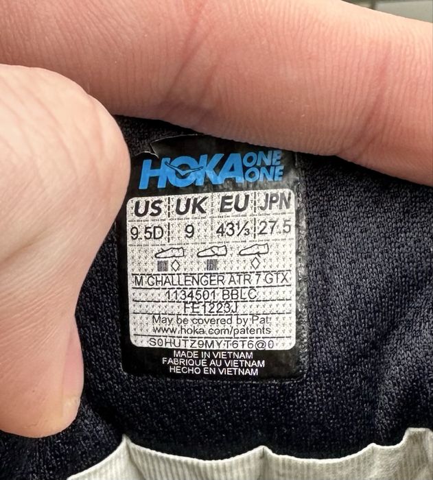 Трекінгові кросівки Hoka Challenger ART 7 gore-tex розмір 43 s503