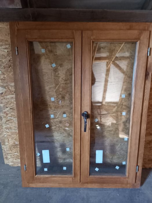 Okno drewniane 130x100