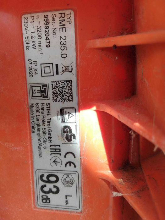 Corta-Relva elétrico STHIL (pouco uso)Novo preço