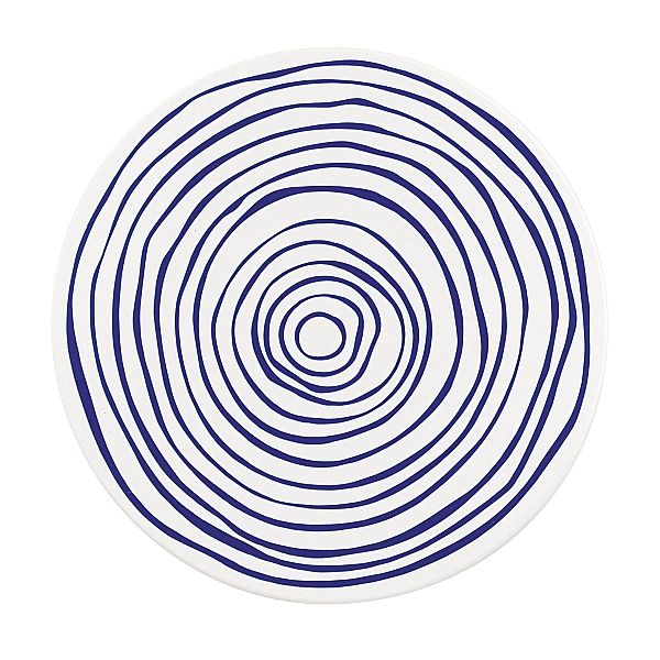 Podkładka pod gorące naczynia, ceramika/korek, śred. 20 cm, kręgi Nord