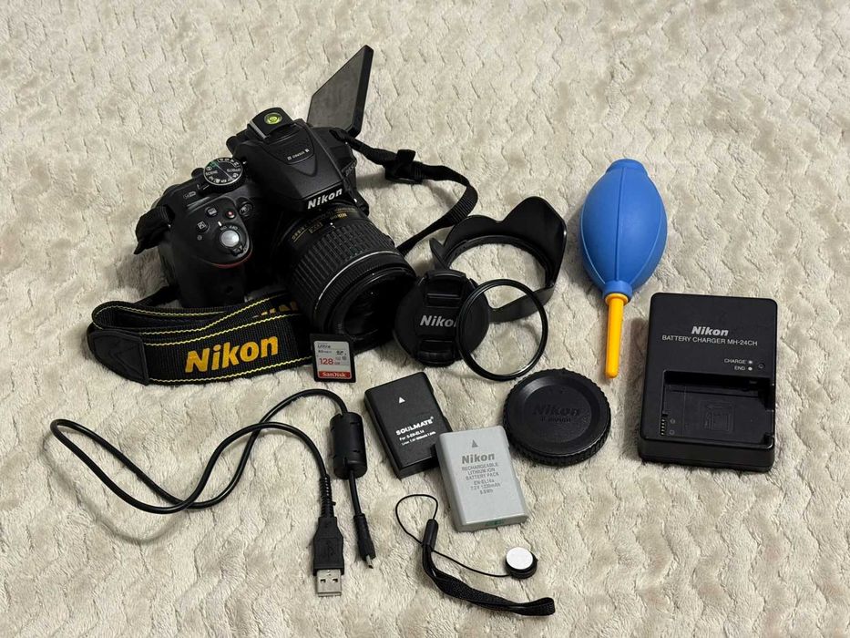 Вживаний дзеркальний фотоапарат Nikon D5300 kit 18-55