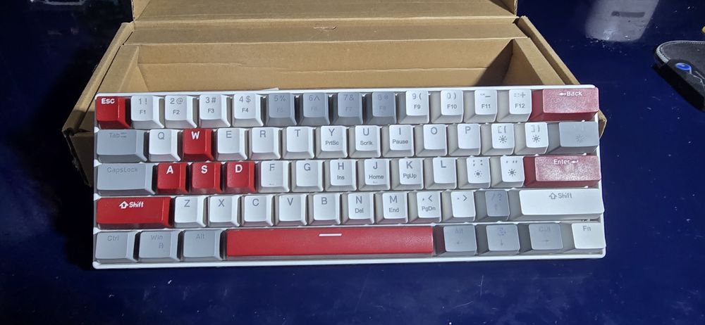 Teclado USB c com teclas trocaveis