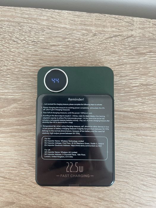 Магнітний повербанк 10000mAh