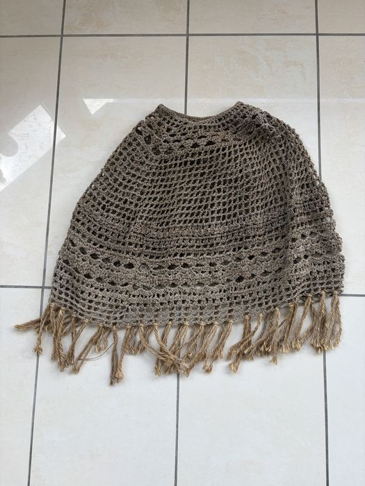 Hand made piękny duży recznie wykonany ze sznurka abażur do lampy