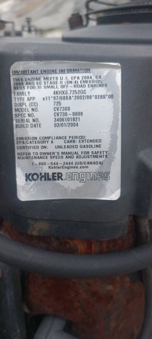 Silnik spalinowy Kohler engine