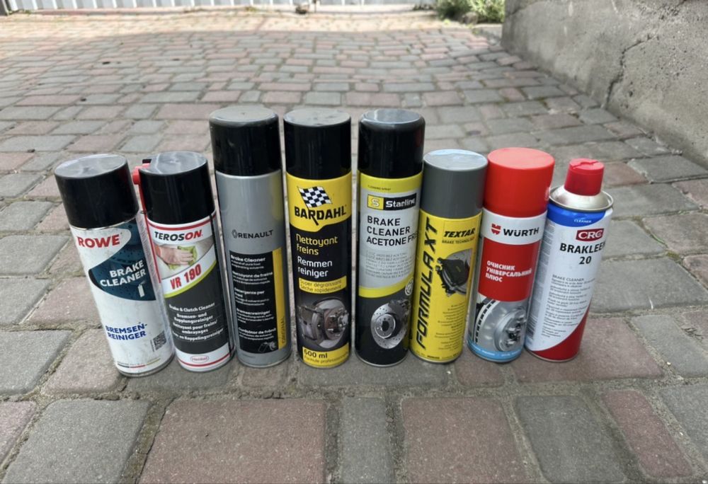 Тормозная жидкость, очиститель тормозов