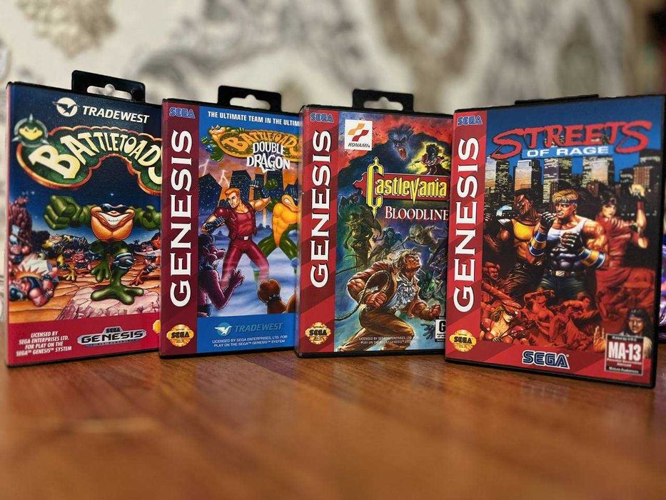 Нові Ігри в біг боксах для sega mega drive/genesis 32x