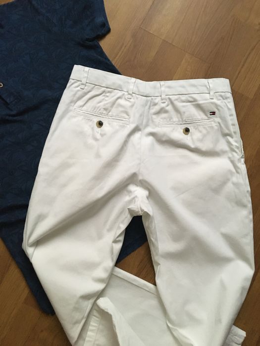 Штани льон коттон zara tommy hilfiger