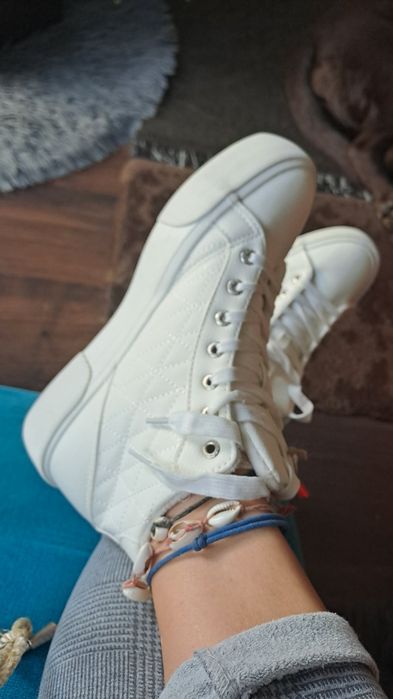 Big Star białe wysokie trampki 39 nowe