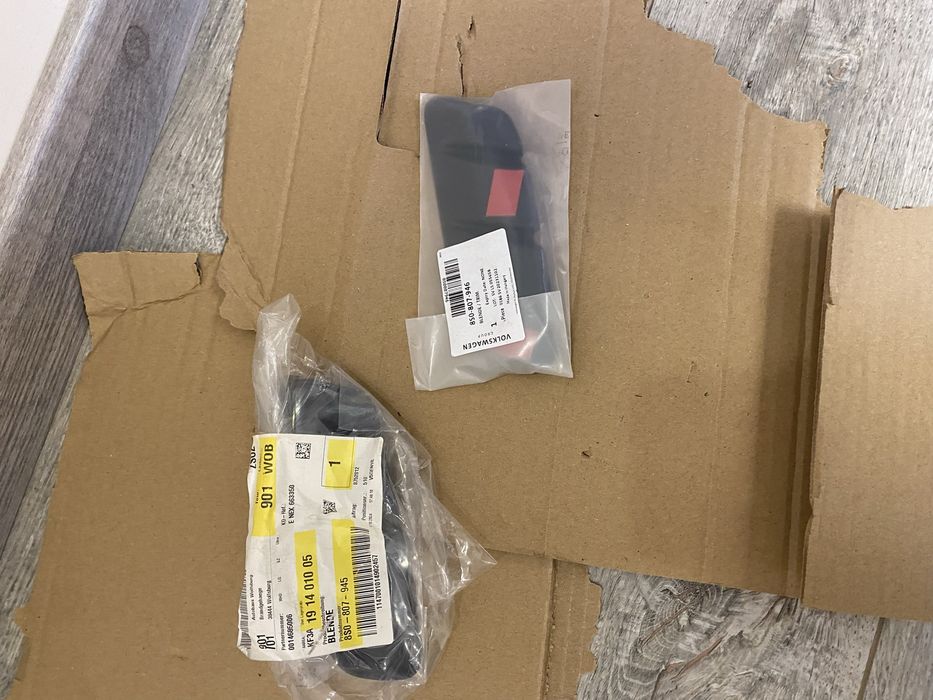 Дефлектор решітки ліва права заднього бампера Audi TT 14-20 Оригінал