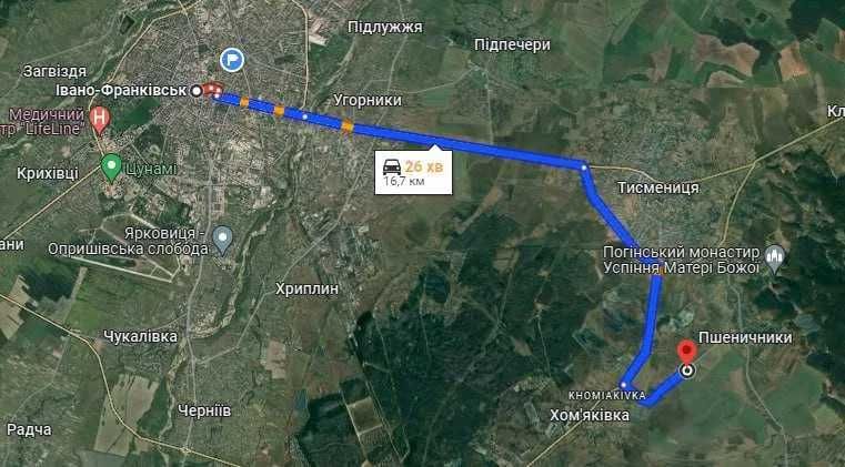 Продаж земельної ділянки площею 4Га с.Пшеничники , вул.Петрикова