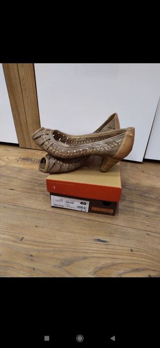 Buty damskie 40 Pikolinos nowe półbuty czółenka skóra