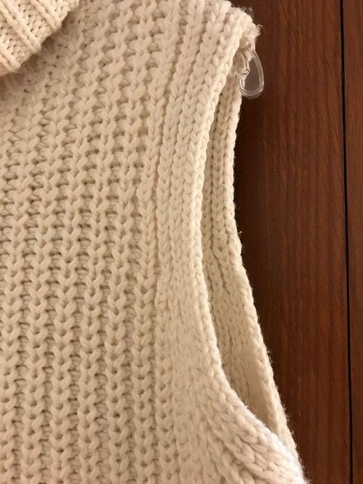 H&M gruba kamizelka bezrękawnik z wełna S/M