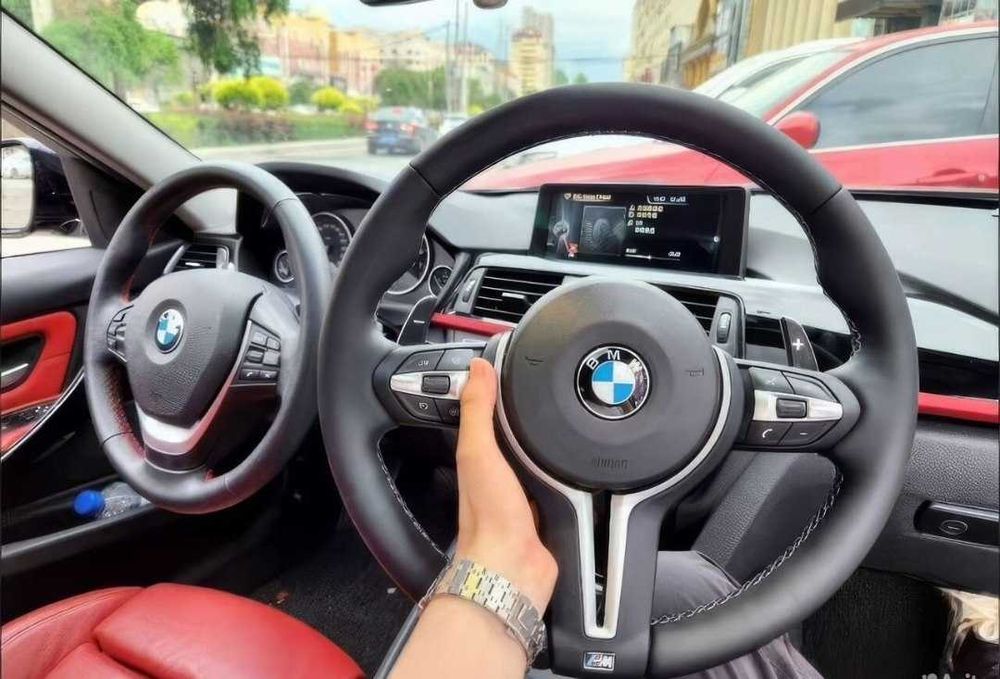 ‼️ Шкіряний M Руль BMW ‼️ Premium Кермо M Sport M3 стиль Шкіра Nappa для БМВ F30 F10 F20 F21 F31 F32 F33 F36 X3 F25 X5 F15