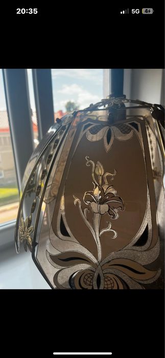 lampa wisząca Chodzież suftiowa vintage retro dla fanow staroci