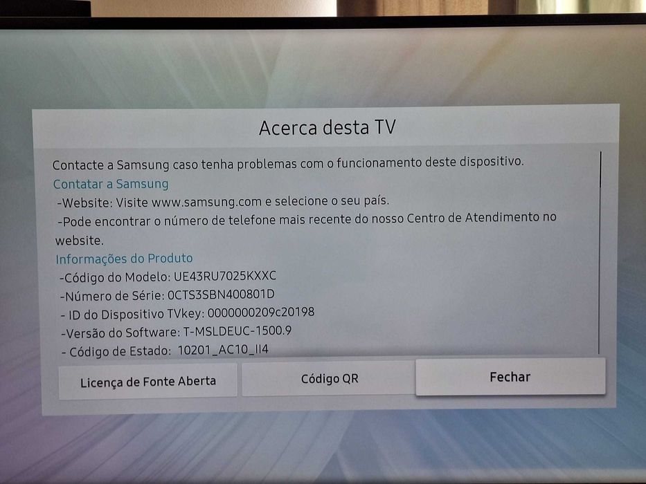 Smart TV Samsung 43" 4K UHD (Modelo RU7025) – Na Caixa Original