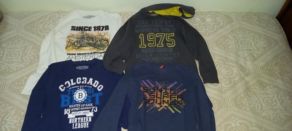 Camisolas de menino 7/8 anos