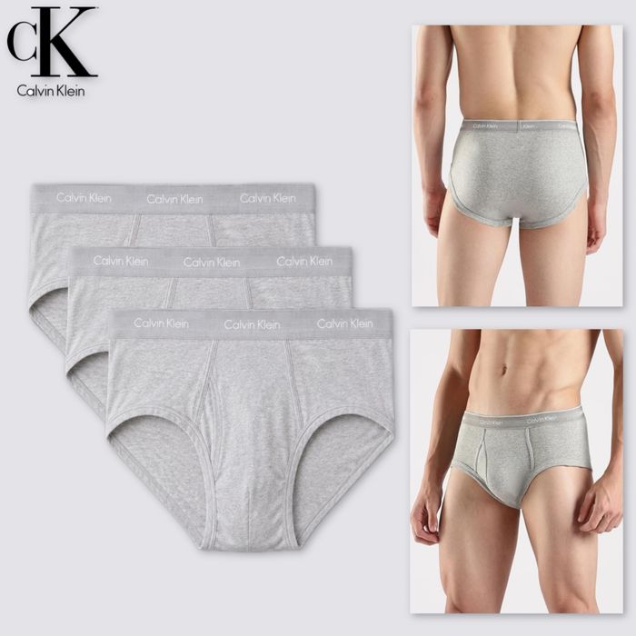 Чоловічі труси сліпи Calvin Klein набір з 3 штук сірого кольору