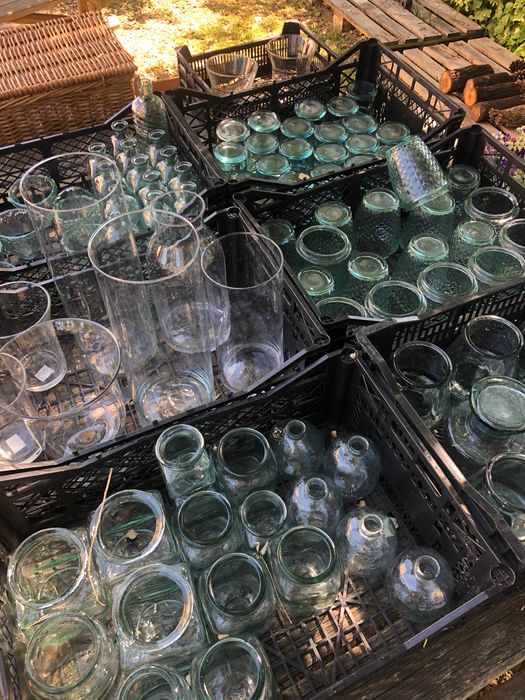 Lote de vidros para decoração de eventos