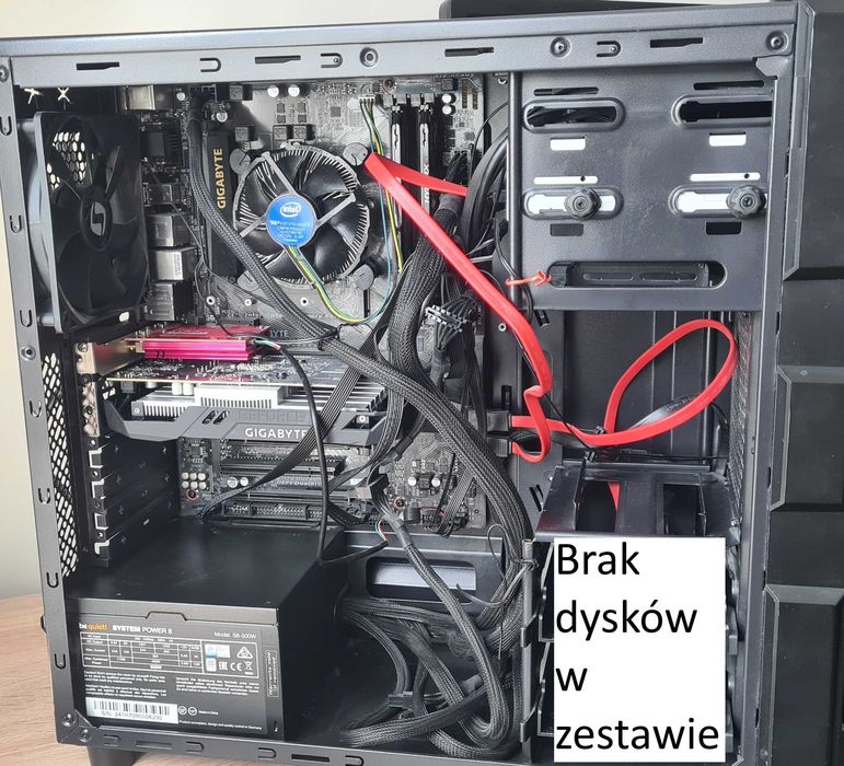 Komputer PC i5-7400 / GTX 1650 / 16 GB DDR4 / Wi-Fi 6 – bez dysku