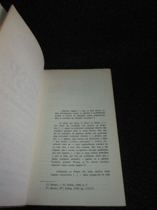 Livro António Sérgio O Idealismo Crítico A Crise da Ideologia Burguesa
