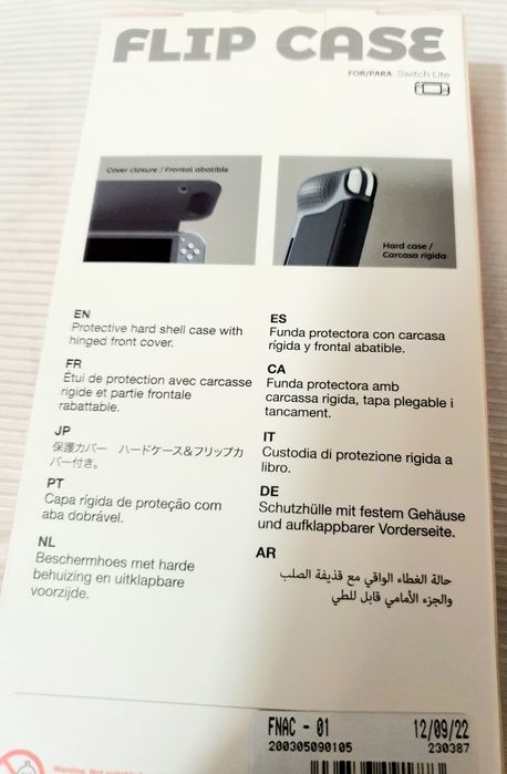 Flip case for Nintendo Switch Lite, sealed64550431735553121