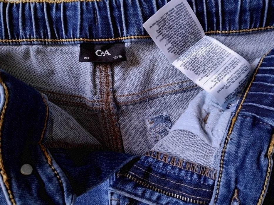 2 Jeans straight C&A T12A rapaz