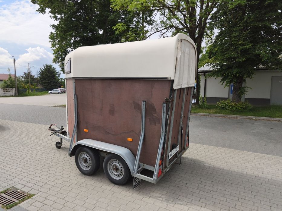 Przyczepa konna dla koni na 1,5 konia HOTRA 1300DMC!!!