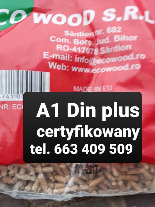 Pellet sosnowy 6mm, A1 z CERTYFIKATEM ,dowozimy ZŁOTÓW. Złotów • OLX.pl