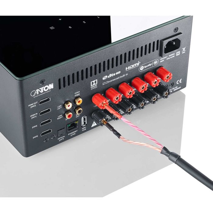 Amplituner Canton Smart Amp 5.1 Black Dolby Atmos eArc Gwarancja 2 lat