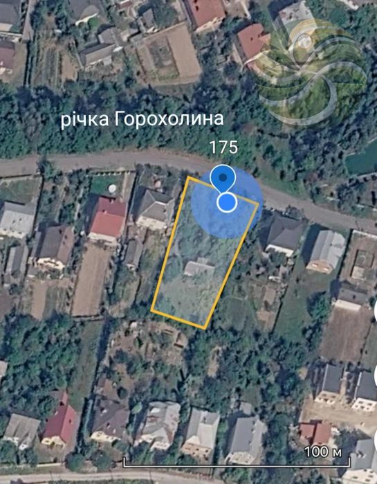 Ділянка в с.Чукалівка 16 сот з недобудовою
