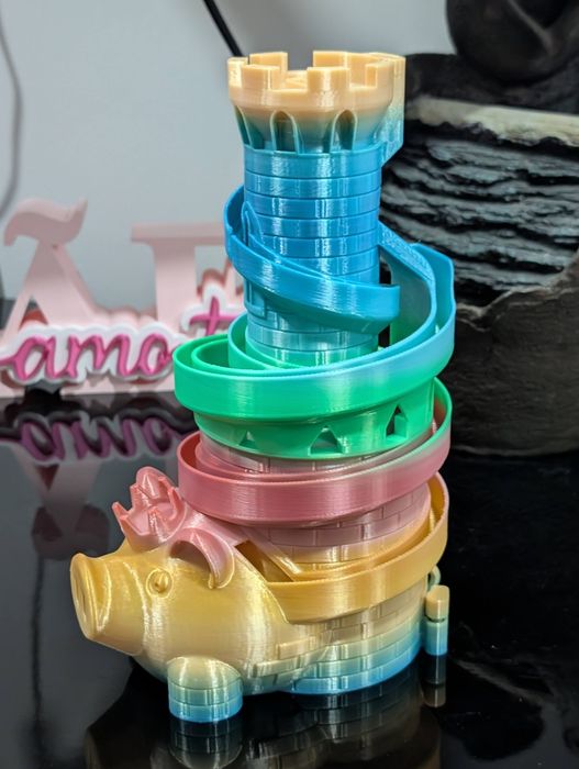 Porco Mealheiro com pistas para Moedas