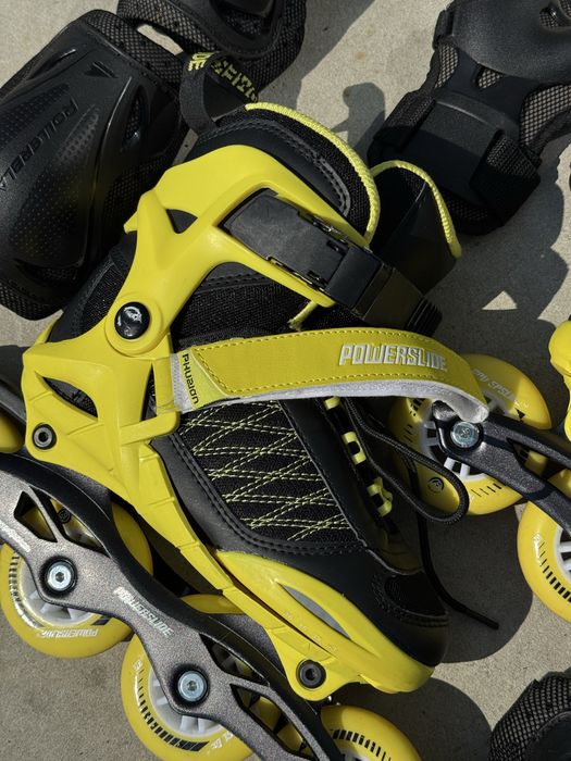 Роликові ковзани Powerslide  33/36 + комплект захисту