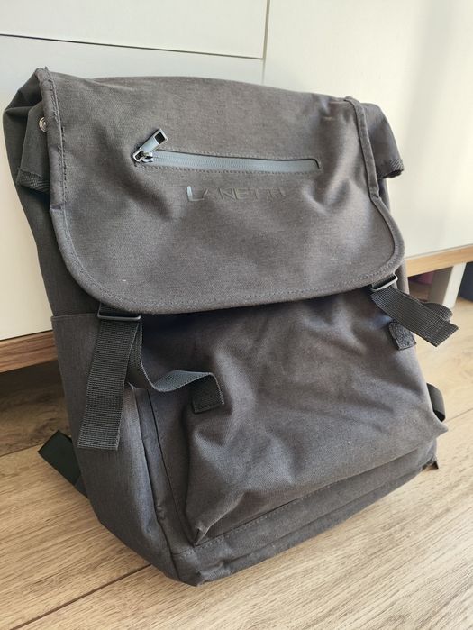 Plecak Lanetti sportowy elegancki czarny