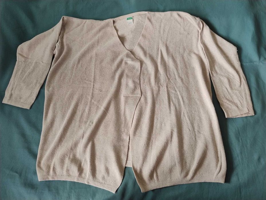 SUPER CENA Bluzka marki C&A biała L/XL bluzka ażurowa sweterek t-shirt