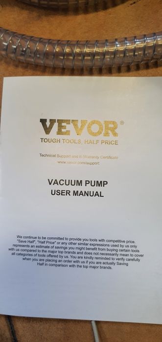 Bomba e câmara de vácuo