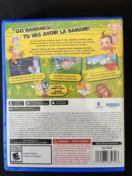 Super Monkey Ball - Banana Mania (PS5)