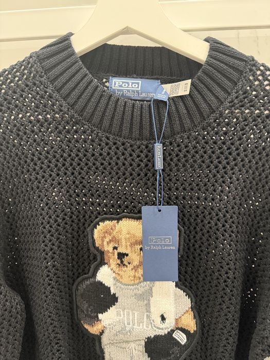 В стилі Polo Bear Ralph Lauren светр чорний розмір M поло ральф лорен