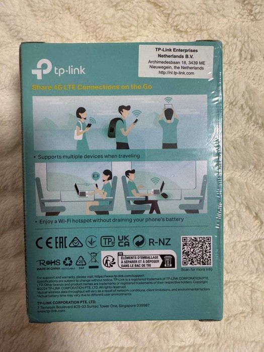 Мобільний 4G Wi-Fi роутер TP-Link M7200 | Повний комплект