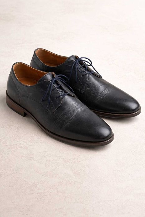 Sapatos Morgan Smith em Couro Azul – Elegantes e Confortáveis – 40